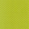 Fabric Polka dots on green brushed cotton flannel - Cozy Cotton - Robert Kaufman