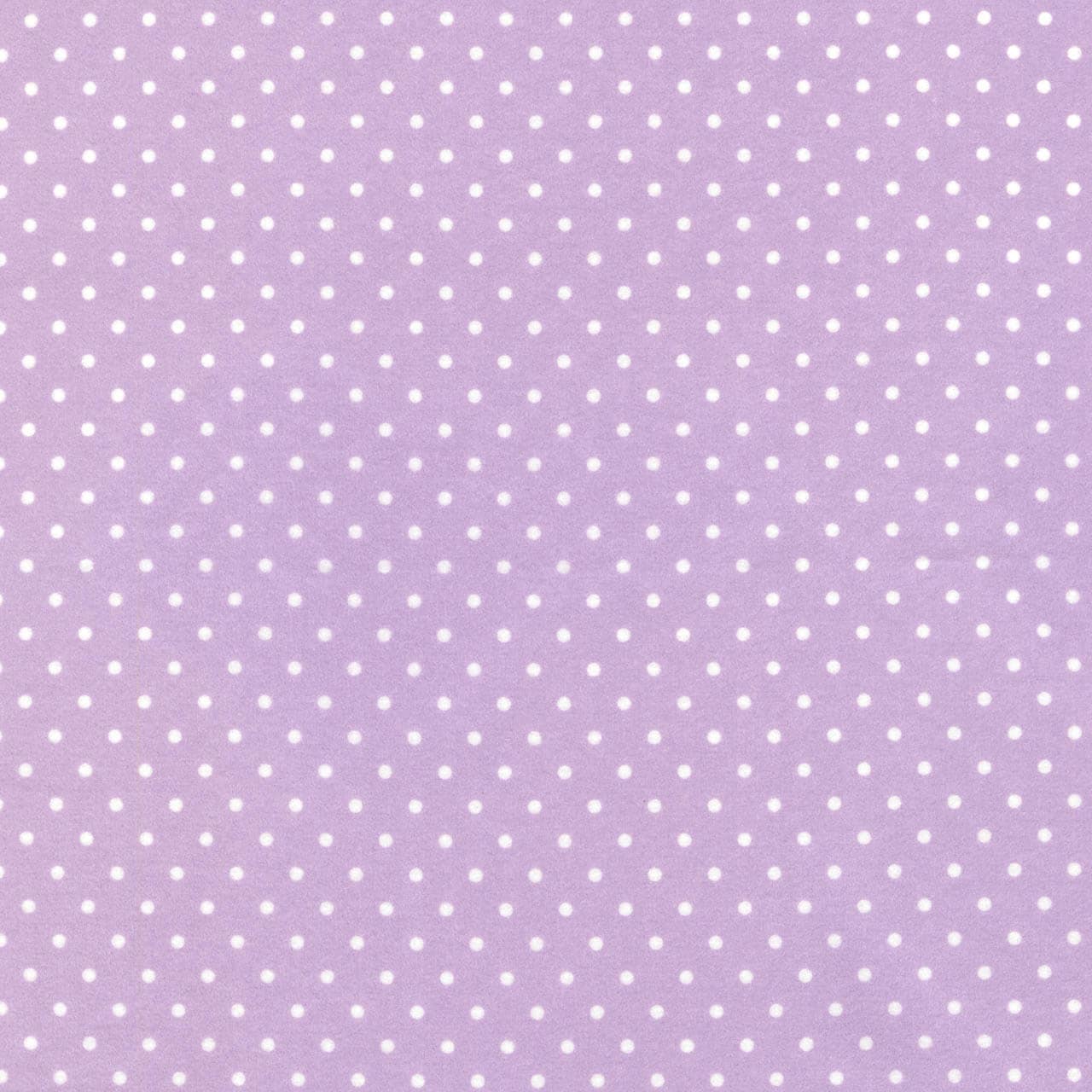 Fabric Polka Dots on Purple Brushed Cotton Flannel - Cozy Cotton - Robert Kaufman