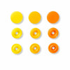 Buttons & Snaps Prym Love 30 colour snaps round yellow/orange 393 004