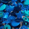 Buttons & Snaps Prym Love 30 colour snaps star assorted blue 393 060