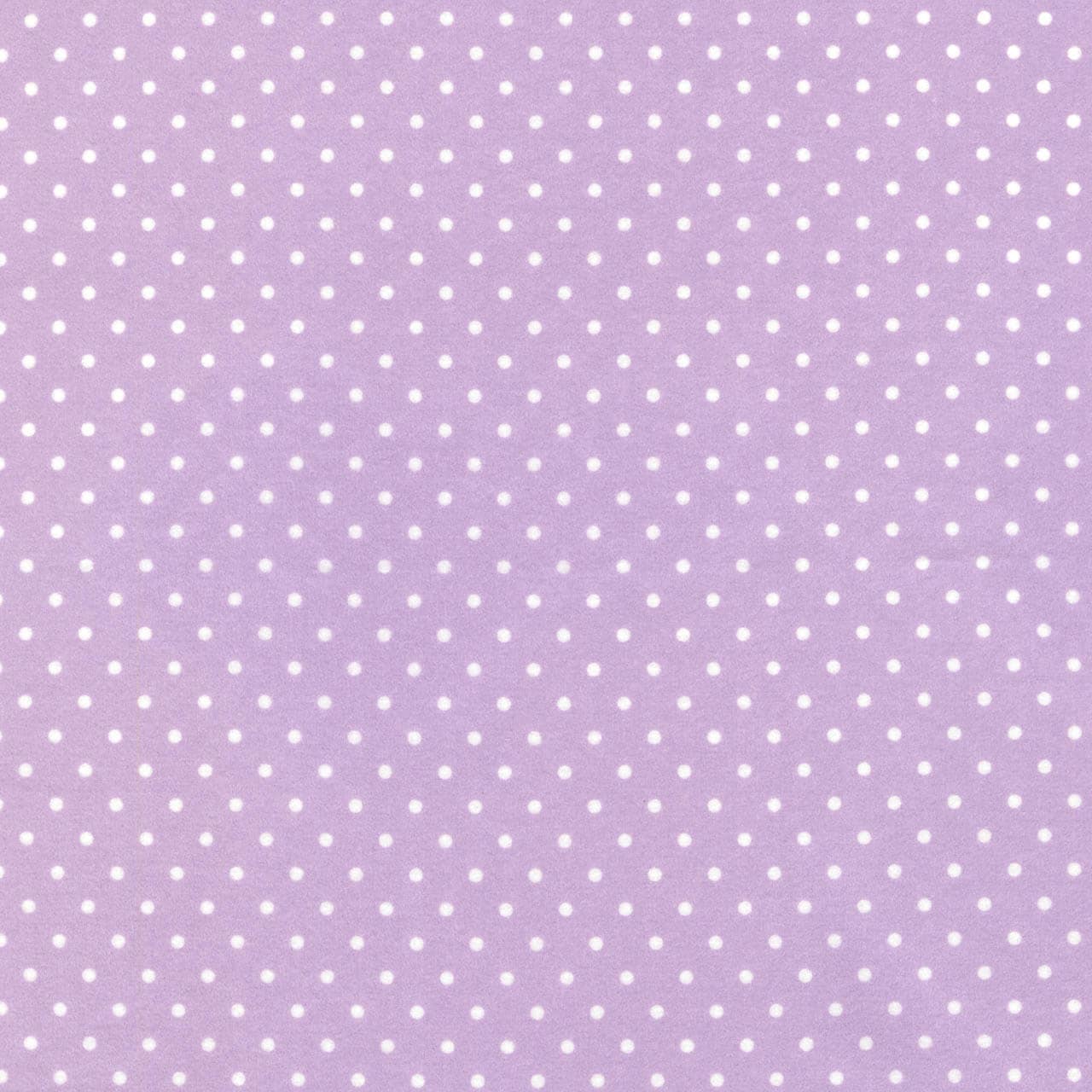 Fabric Purple Flowers on white brushed - Cozy Cotton - Robert Kaufman
