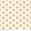 Fabric Rainbows on cream brushed cotton flannel - 'Juvenile Designer' Riley Blake