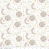 Fabric Rainbows on cream brushed cotton flannel - 'Juvenile Designer' Riley Blake