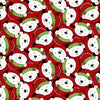 Fabric Red and green polar bears cotton fabric - Studio E