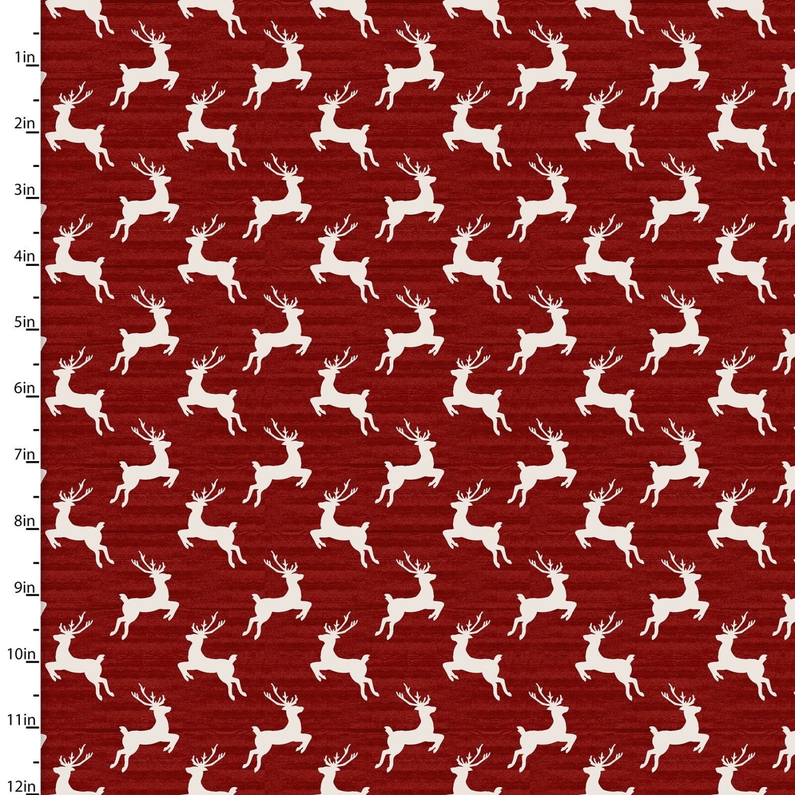 Fabric Red and white tartan plaid cotton quilting fabric - Home for the Holidays by 3 wishes