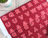 Fabric Red fabric Letters panel for Quilting - Lewis & Irene