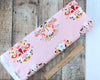 Fabric Scandi Nordic pink floral and bird cotton fabric - Nordiska by Dashwood Studio