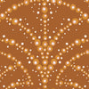 Fabric Scandi spots on orange cotton fabric - Broderi by Dashwood Studio