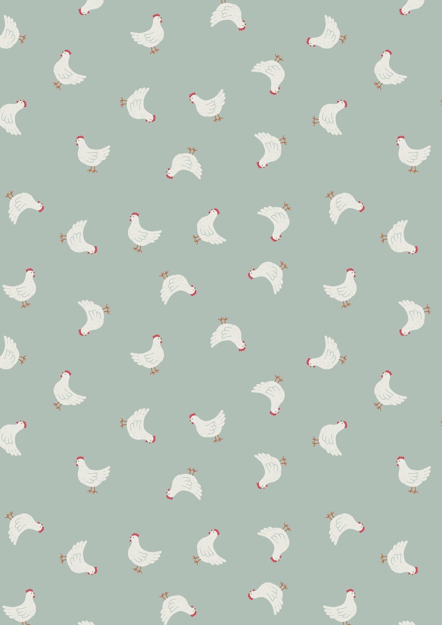 Fabric Scottish Highland sheep on beige cotton fabric - Country Life Reloved by Lewis & Irene