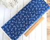 Fabric Seaside anchors on blue cotton fabric - At The Helm - Wilmington