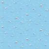 Fabric Seaside beach huts and lighthouses on red cotton fabric- Nautical by Makower