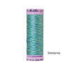 Thread & Floss Seaspray Silk Thread Finish Multi Colour Cot 50 100m - 9814 Mettler