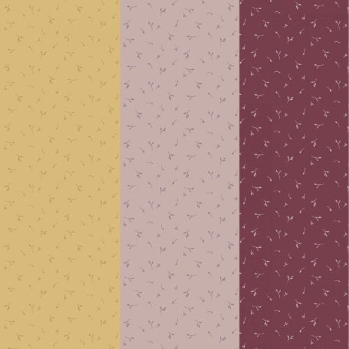 Fabric Seeds on Light Purple cotton fabric - Meadowside by Lewis & Irene