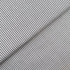 Textured black and white 1/8 inch gingham cotton fabric