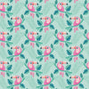 Fabric Snakes & Colourful Jungle Leaves on Light Pink cotton fabric - Dandelion Jungle by Dashwood Studio