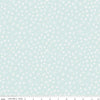 Fabric Snowflakes on mint flannel fabric - Nice Ice Baby - Riley Blake