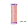 Thread & Floss So Soft Pink Silk Thread Finish Multi Colour Cot 50 100m - 9837 Mettler