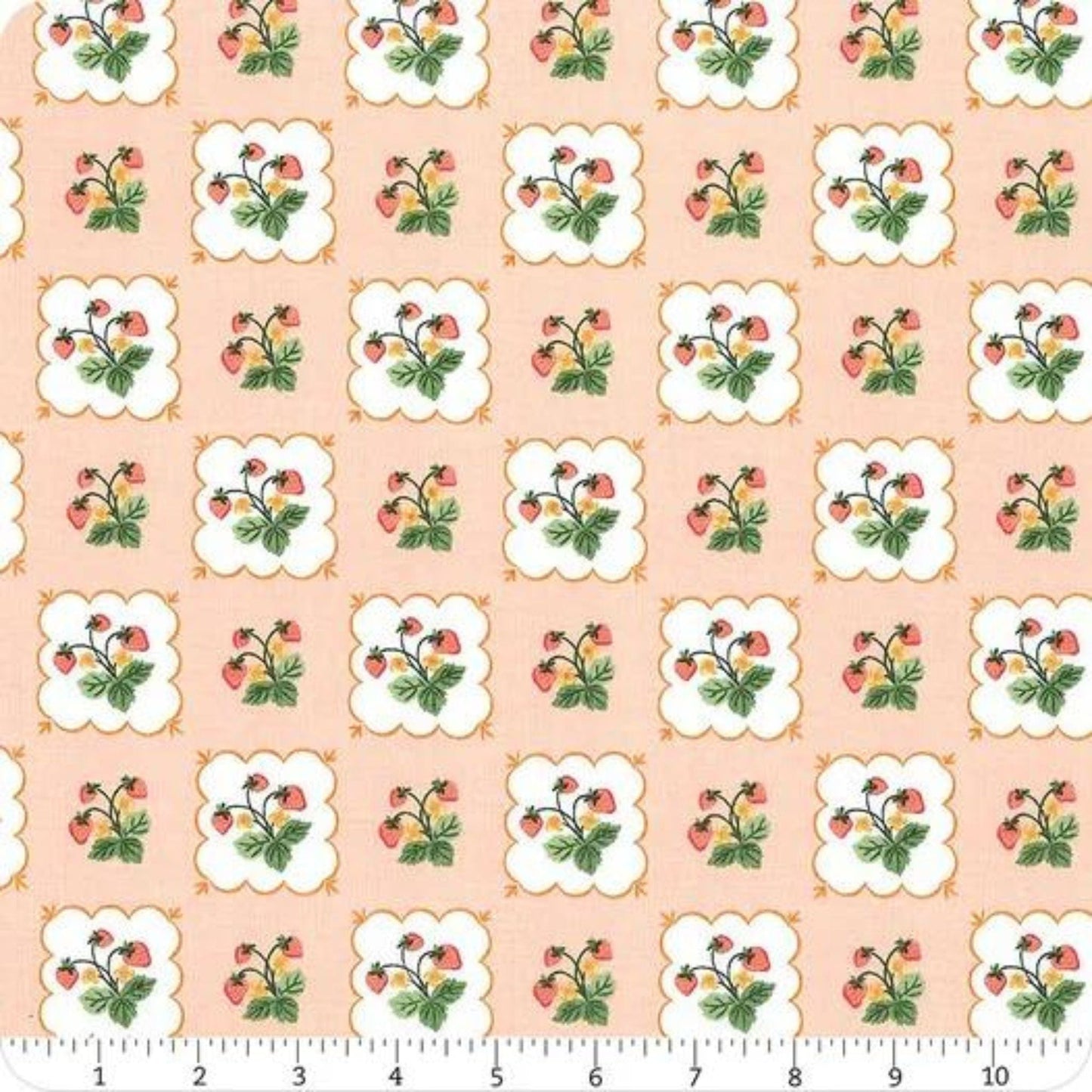 Fabric Songbird bottlecaps fruit Polka Dot fabric - Summer Picnic - Riley Blake