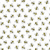 Fabric Sunflowers and Honey by Makower - Sunflower heads white 2/9986 L