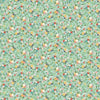 Fabric Terrazzo stone effect on Turquoise cotton fabric - 'Amelia' Makower