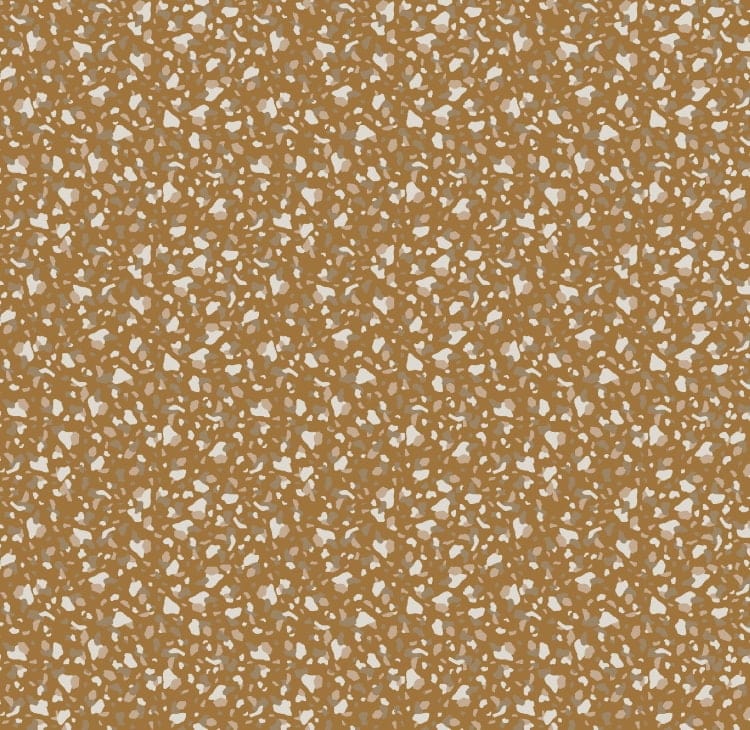 Fabric Terrazzo stone pale brown 100% cotton fabric - Fabric Editions