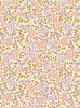 Fabric Tiny flowers on grey cotton fabric - Hannah's Flowers by Lewis & Irene