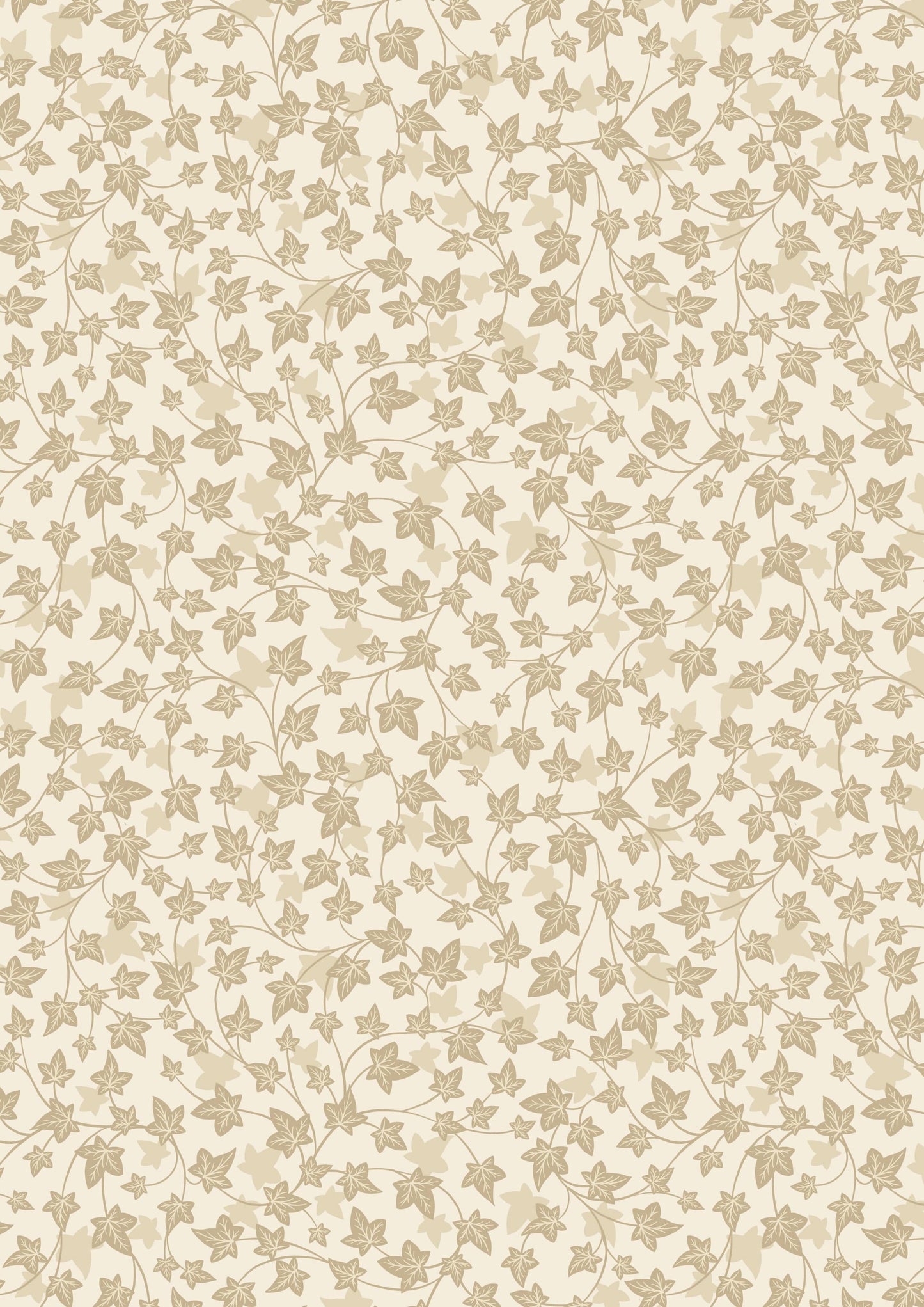 Fabric Toadstools on rust cotton fabric - Evergreen - Lewis & Irene