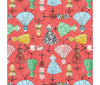 Fabric Vintage sewing on green cotton - 'A Stitch In Time' Michael Miller