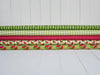 Fabric Watermelons on green cotton fabric - FabricArt