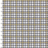 Fabric White, black and gold tartan plaid cotton fabric - 3 Wishes