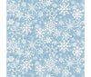 Fabric White polka dot on grey knit effect cotton fabric - 'Welcome Winter' Henry Glass