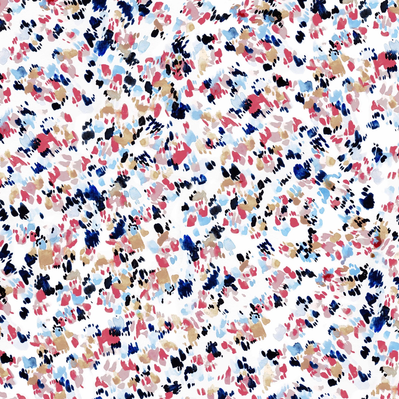 Fabric White speckled cotton Lawn fabric - Flourish by Dashwood Studio