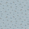 Fabric Wild flowers on navy blue 100% cotton - Heather and Sage by Makower