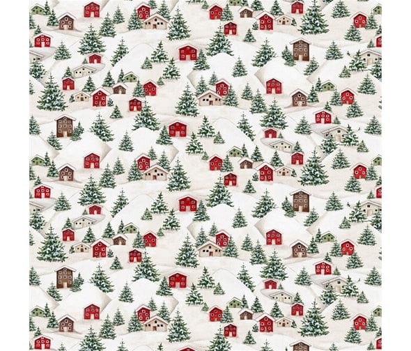 Fabric Winter chalet cotton fabric - Making Spirits Bright by Blank Quilting