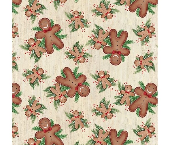 Fabric Winter chalet cotton fabric - Making Spirits Bright by Blank Quilting