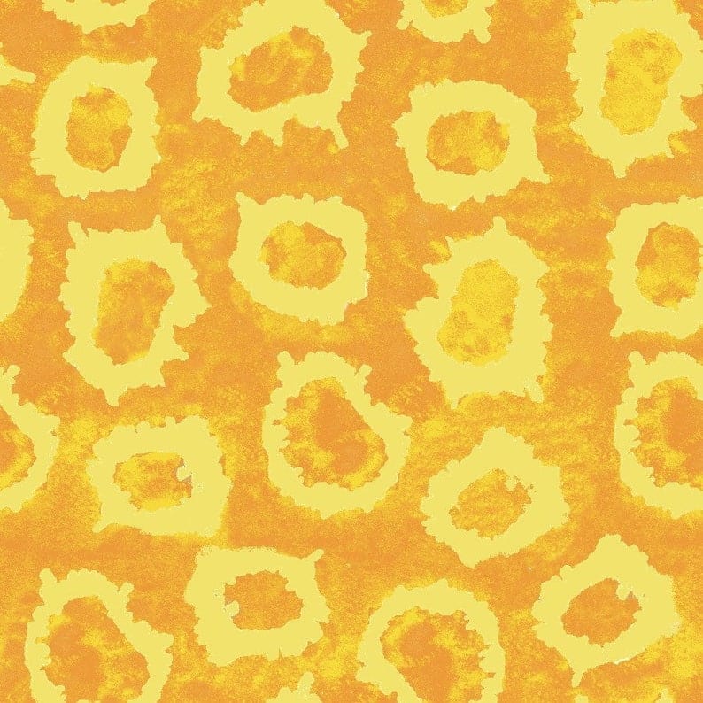 Fabric Yellow sunflower summer blender cotton fabric - Sunflower Day' Fabric Editions