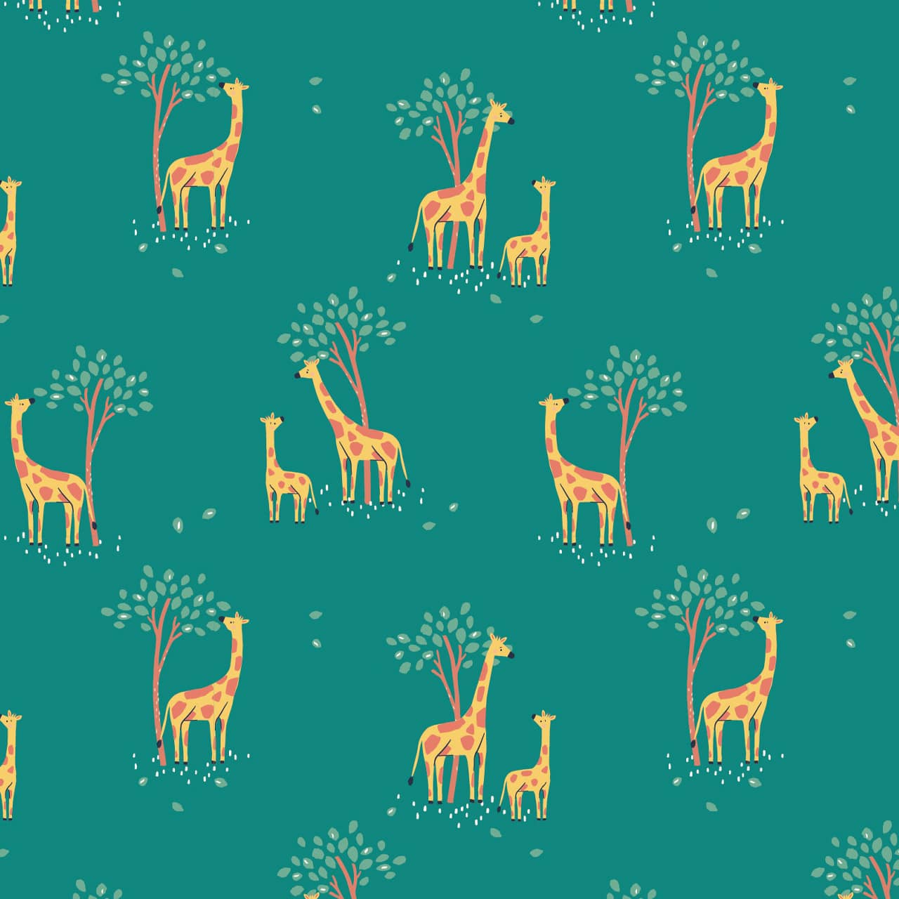 Fabric Zebras on Yellow cotton fabric - Safari Days - Dashwood Studio